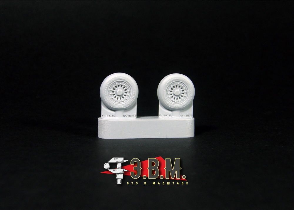 RS48033 Chassis wheels for a model of the F-16A/B aircraft (1:48) - imodeller.store
