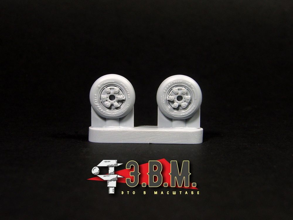 RS48034 Chassis wheels for a model of the F-16C/D Block 30 aircraft (1:48) - imodeller.store