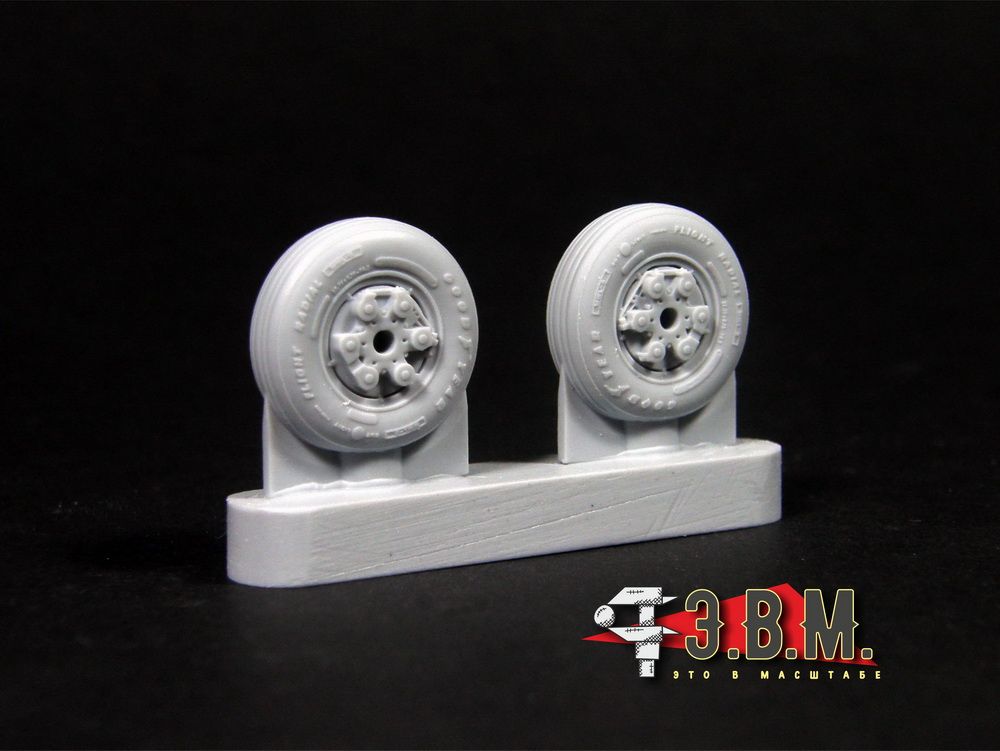 RS48035 Chassis wheels for a model of the F-16C/D/E/F BLOCK 40/50/60/SUFA (1:48) - imodeller.store