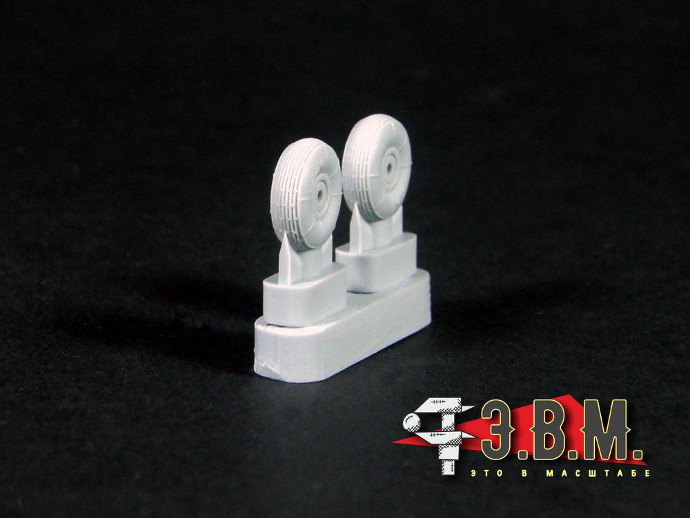 RS48038 Chassis wheels for Mi-4 helicopter model (1:48) - imodeller.store
