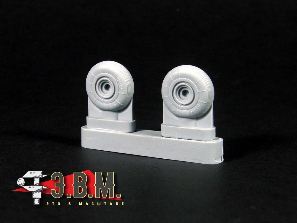 RS48038 Chassis wheels for Mi-4 helicopter model (1:48) - imodeller.store