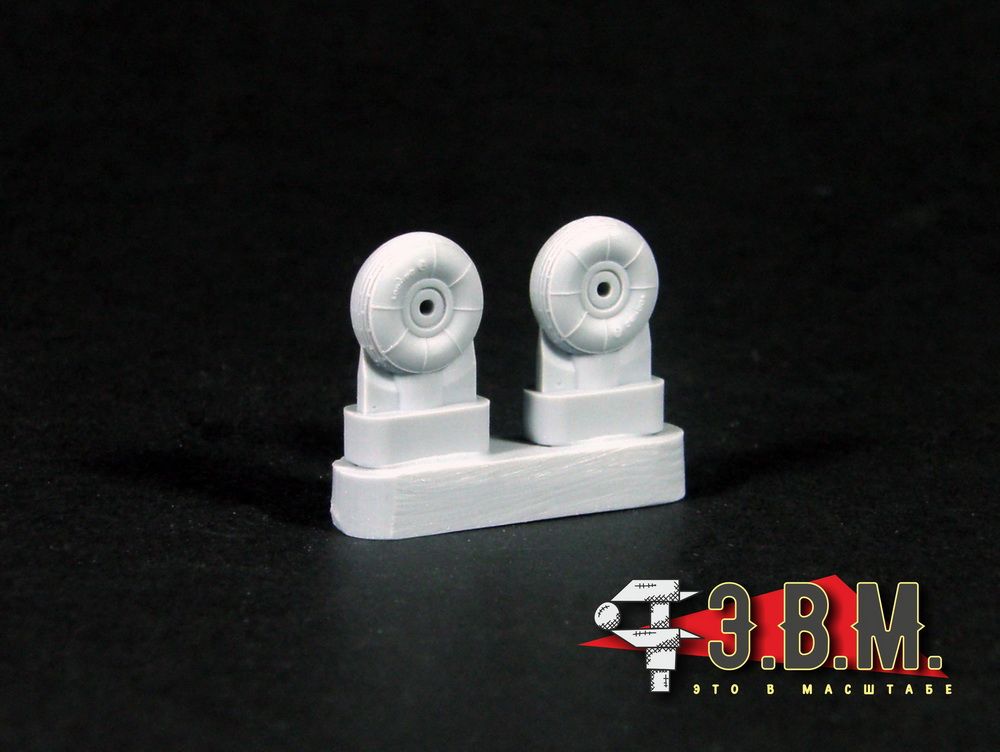 RS48038 Chassis wheels for Mi-4 helicopter model (1:48) - imodeller.store