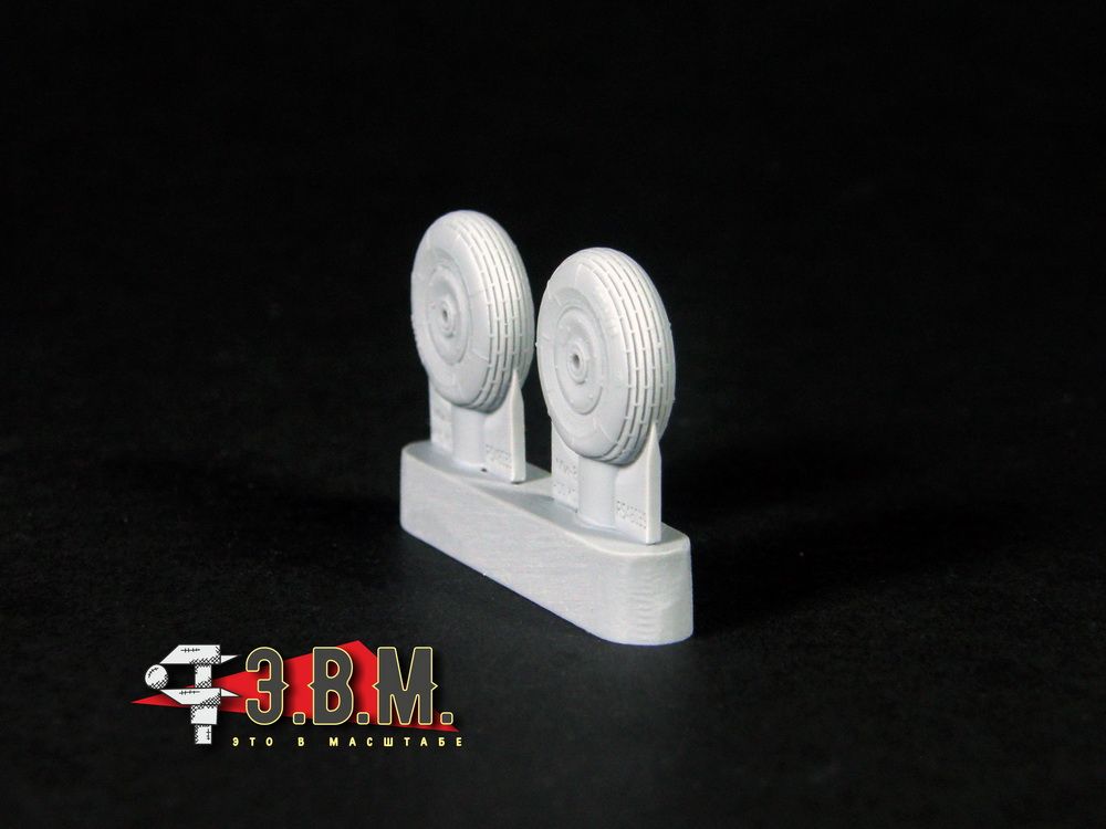 RS48039 Chassis wheels for Mi-8 helicopter model (1:48) - imodeller.store