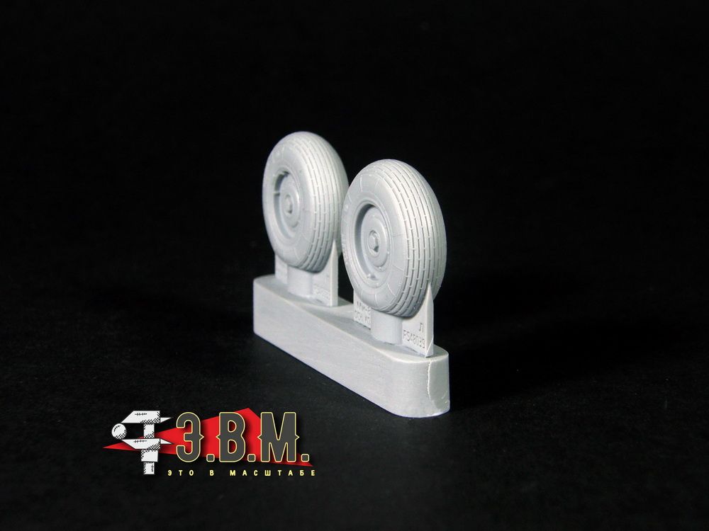 RS48039 Chassis wheels for Mi-8 helicopter model (1:48) - imodeller.store