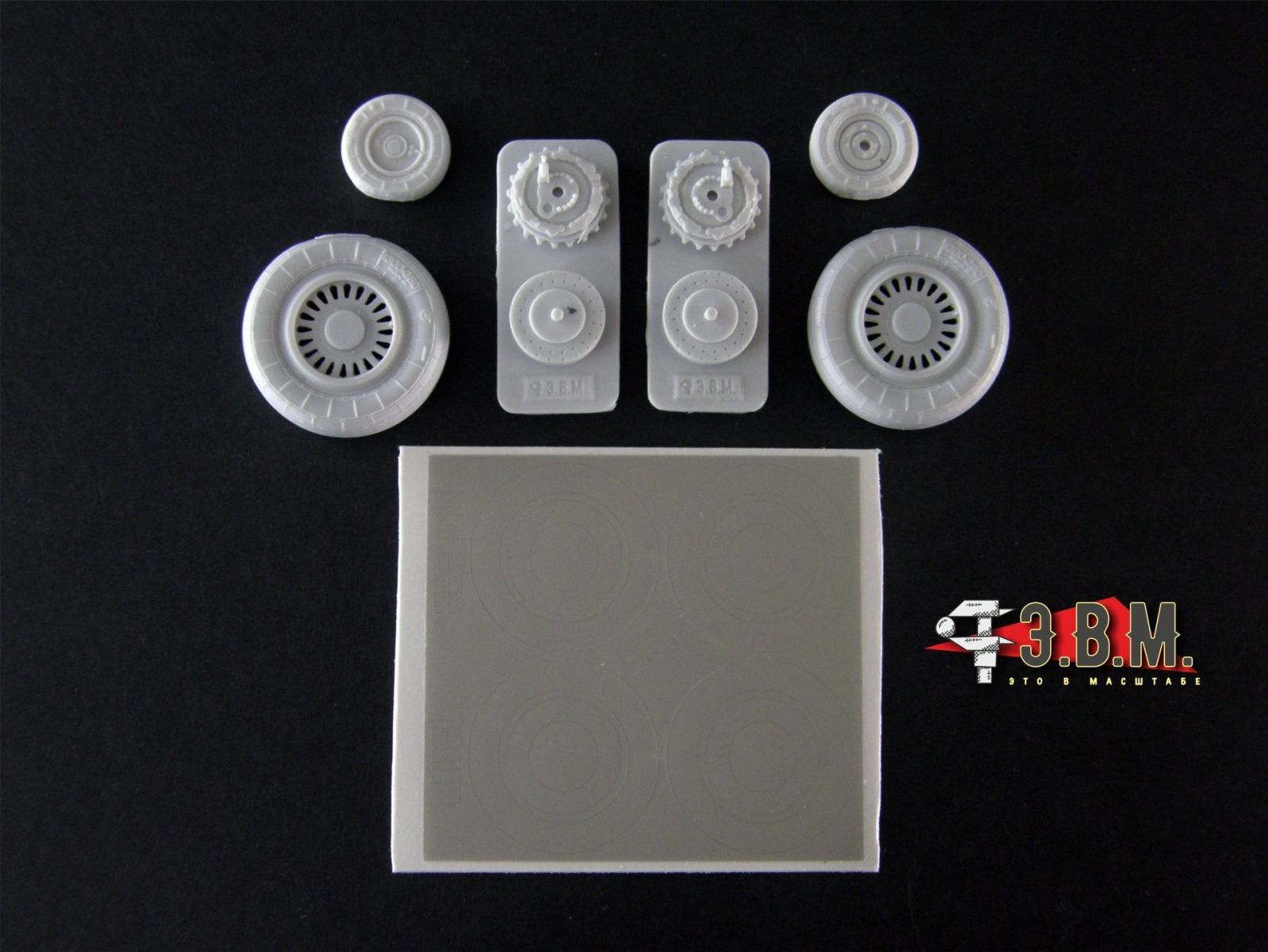 RS72006 MiG-25 chassis wheels (type-2) 1/72 - imodeller.store
