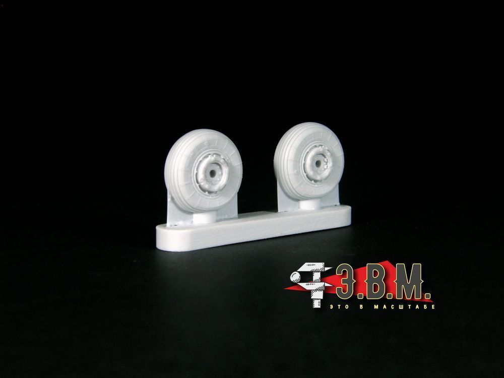RS72015 chassis wheels for a model of the Su-27 cm/cm-3 aircraft - imodeller.store