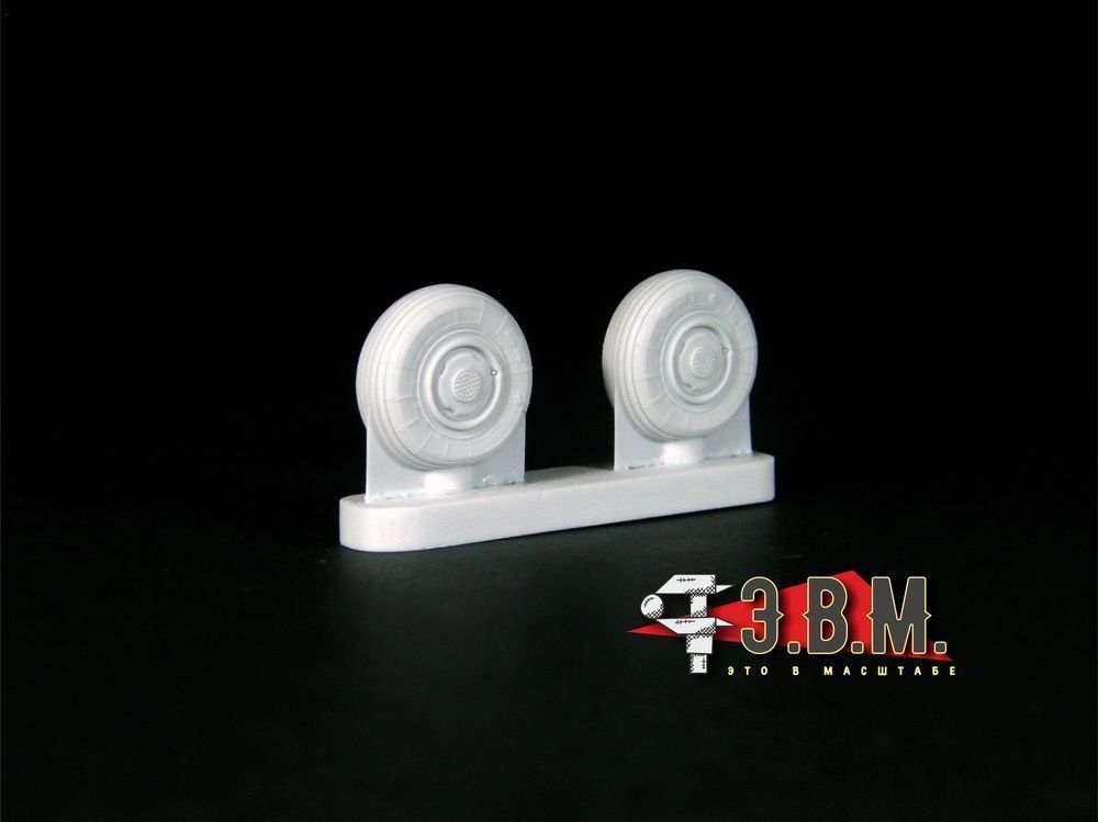 RS72015 chassis wheels for a model of the Su-27 cm/cm-3 aircraft - imodeller.store