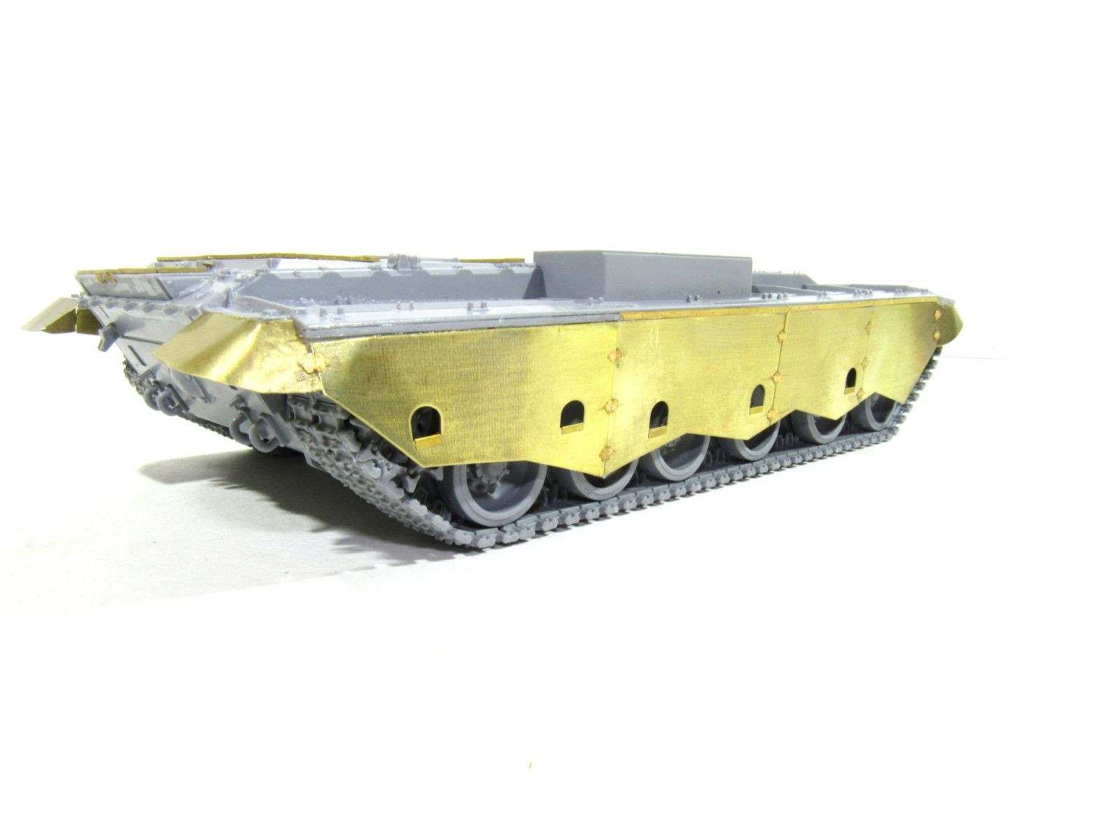 Sigzag screens for the 2C19 152-mm model self-propelled division howitzer from LLC Zvezda - imodeller.store