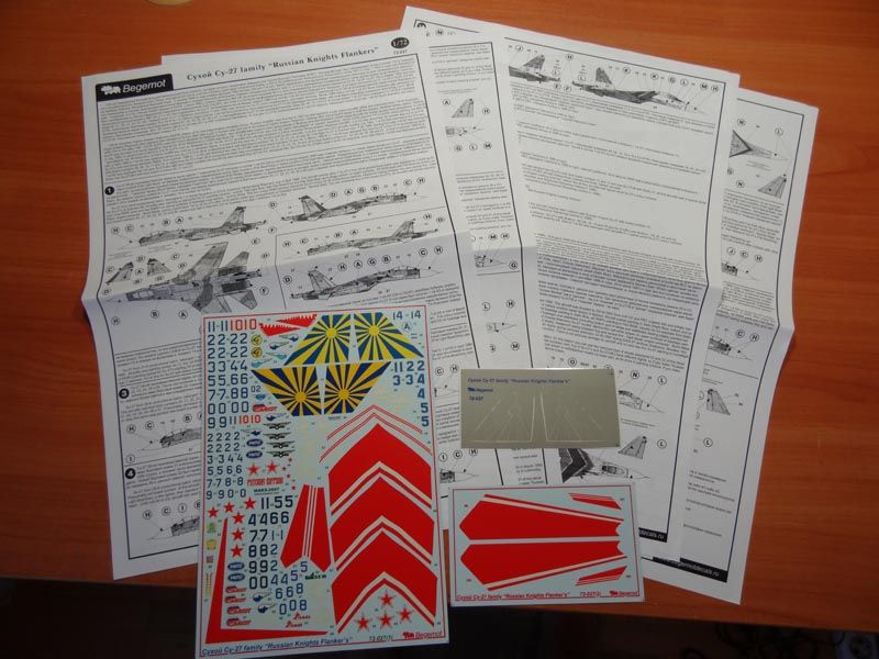 Su-27 "Russian Knights" 1.72 (Decal) - imodeller.store