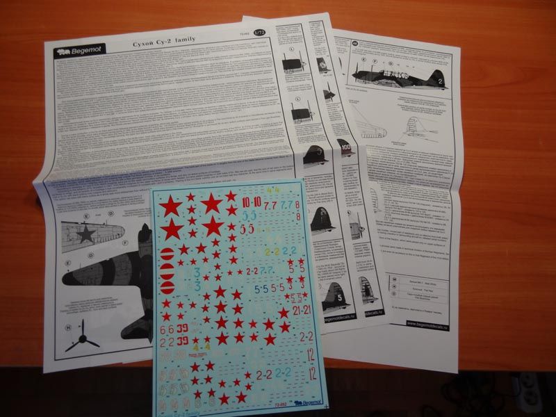 Sukhoi Su-2 Family 1.72 (Decal) - imodeller.store