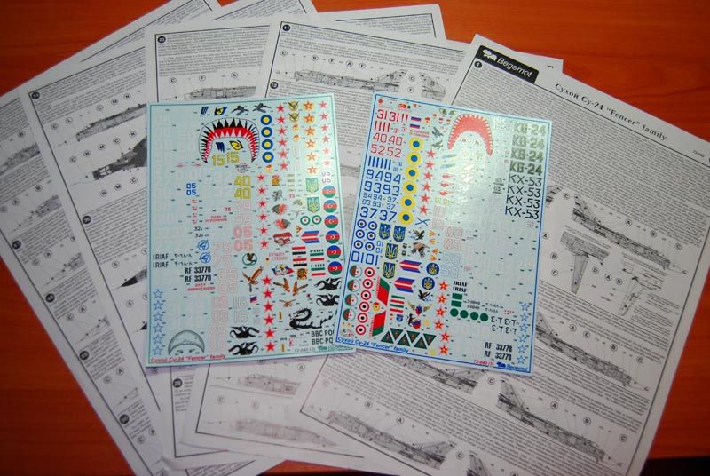 Sukhoi Su-24 Family 1.72 (Decal) - imodeller.store