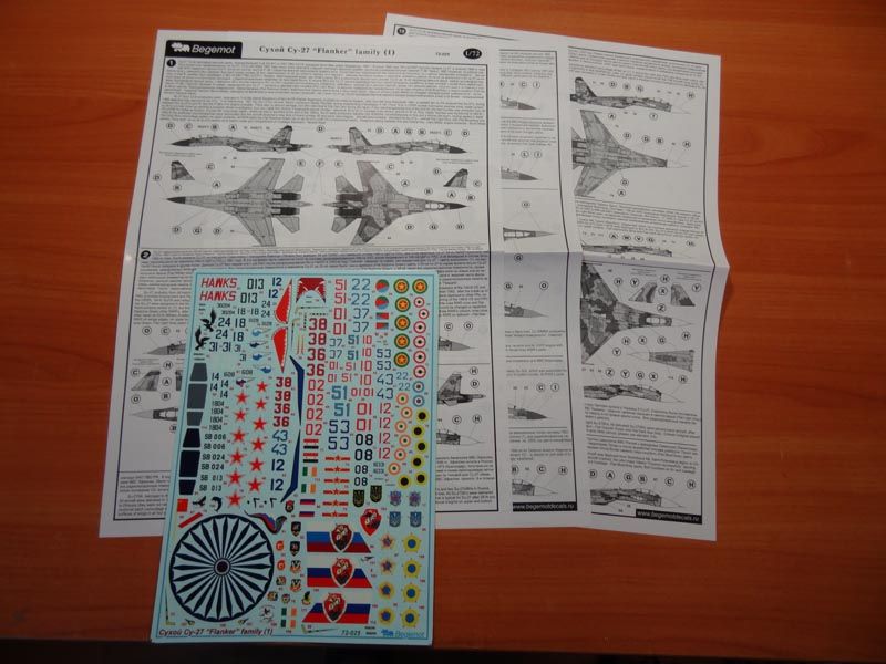 Sukhoi Su-27 (1) 1.72 (decal) - imodeller.store