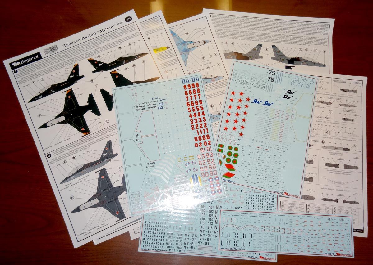 Yakovlev Yak-130 1.48 (decal) - imodeller.store
