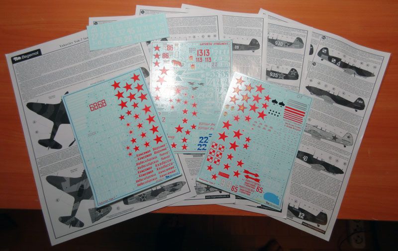 Yakovlev Yak-7 1.48 (Decal) - imodeller.store