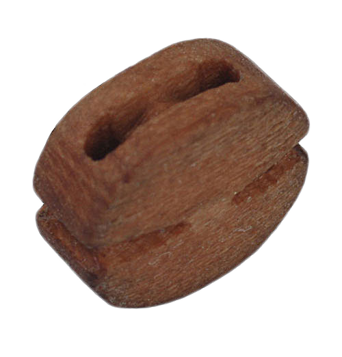 Universal fit Single Sheave Block wooden set (3.0 mm) - Master Korabel