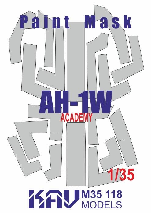 1/35 Paint mask for AH - 1W 'Super Cobra' (Academy) - imodeller.store