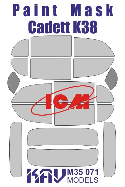 1/35 Paint Mask for Kadett K38 (ICM) - imodeller.store