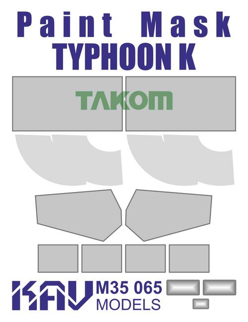 1/35 Paint Mask for Typhoon - K (Takom) - imodeller.store