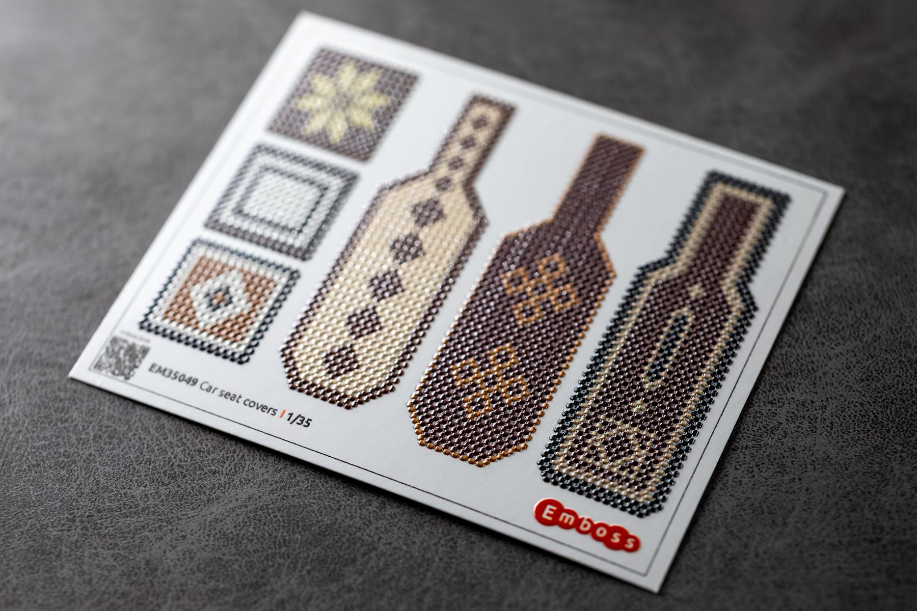 Car seat covers type 1 1/35 (3D decal)