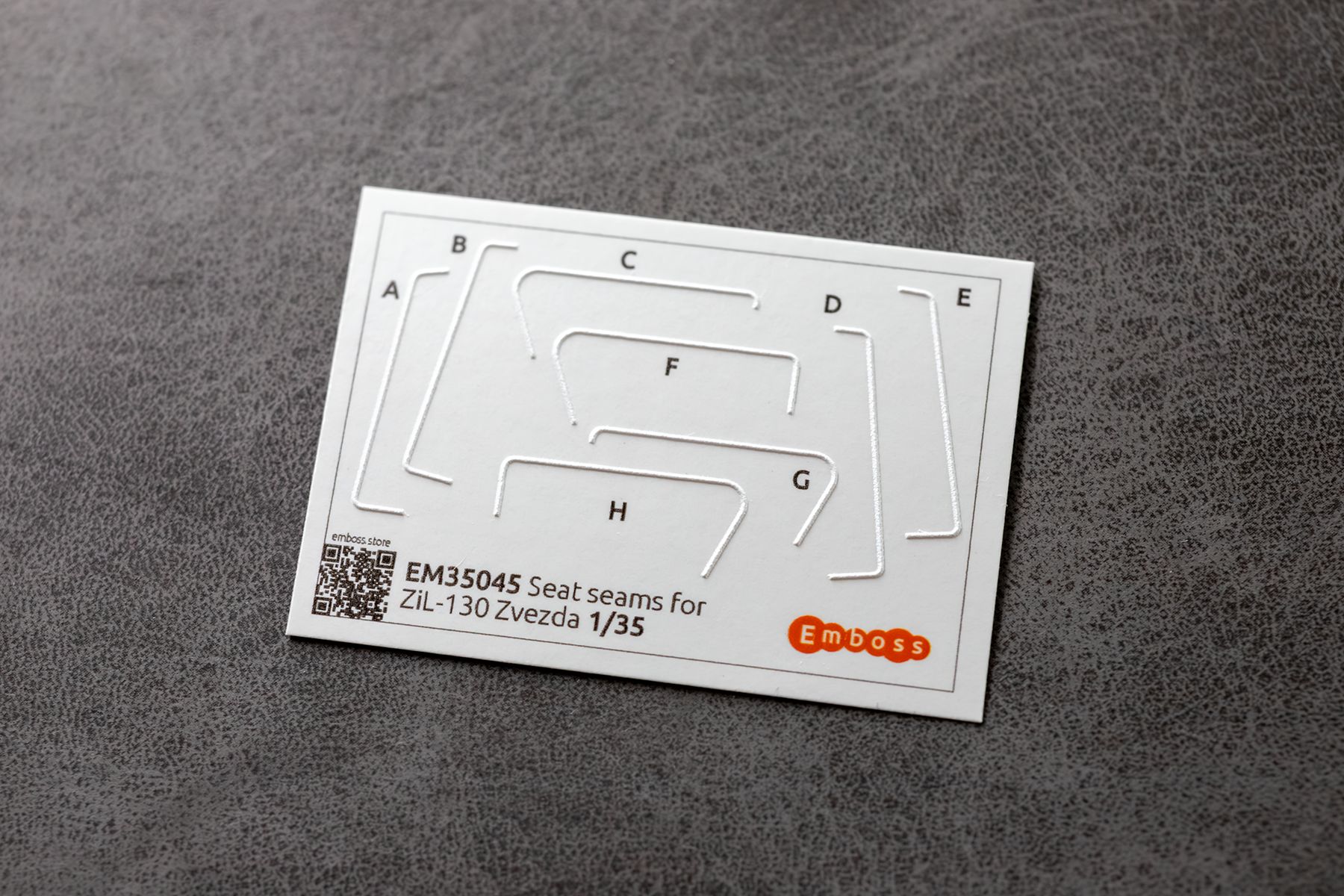 ZIL-130-76 details set and Seat seams for Zvezda 3712 1/35 (3D decal)