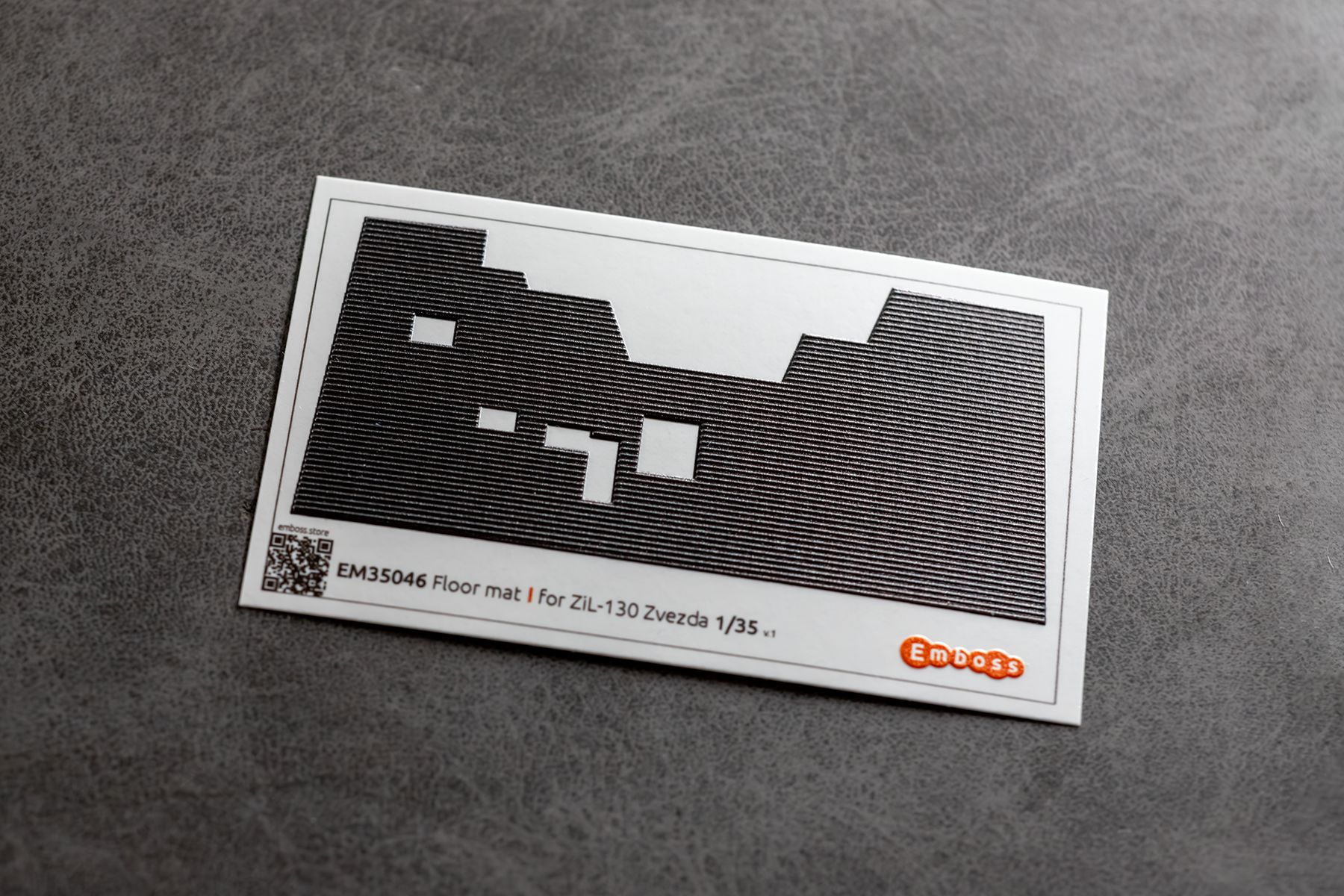 ZIL-130 Classic floor mat for Zvezda 1/35 (3D decal)