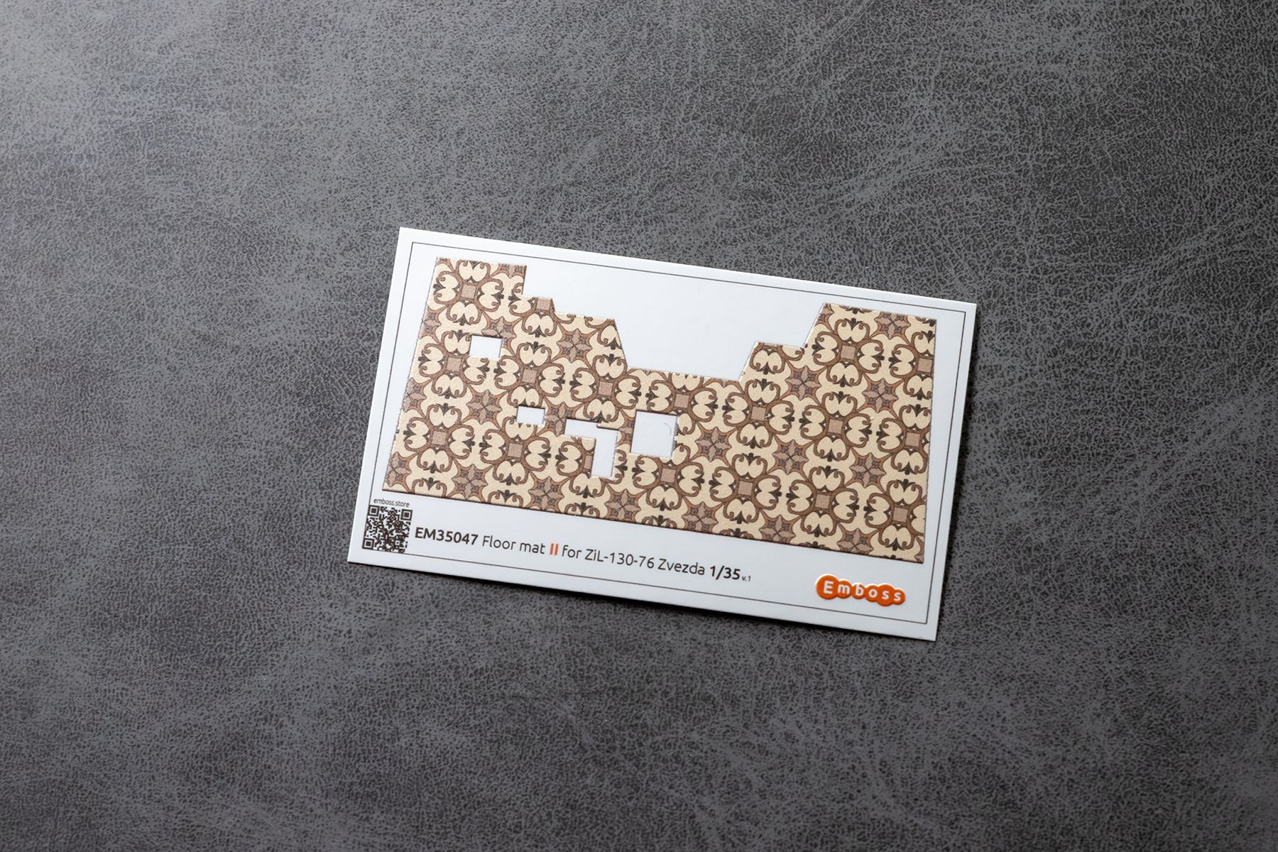 ZIL-130 Linoleum floor mat for Zvezda 1/35 (3D decal)