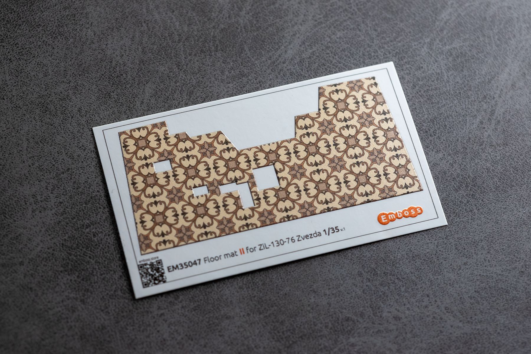 ZIL-130 Linoleum floor mat for Zvezda 1/35 (3D decal)