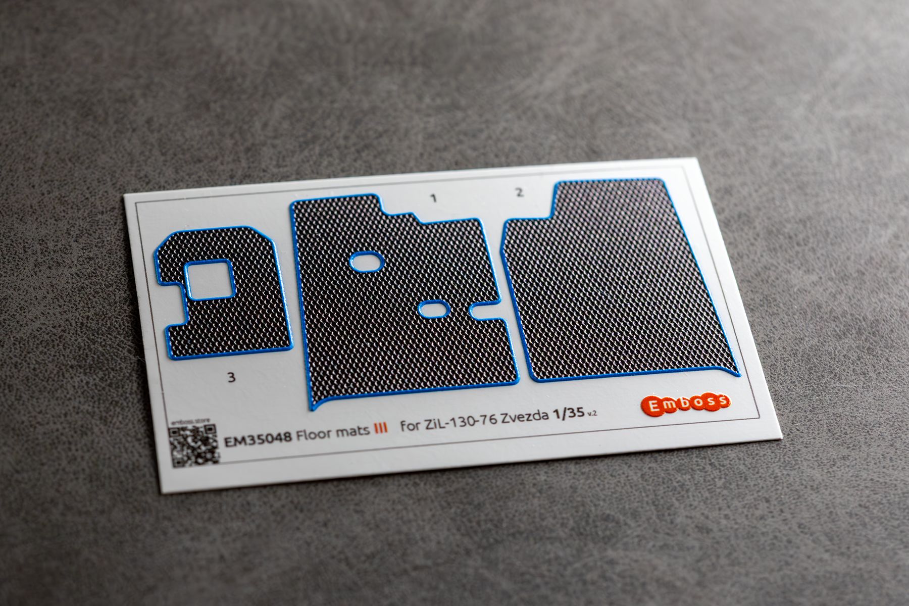 ZIL-130 EVA floor mats for Zvezda 1/35 (3D decal)