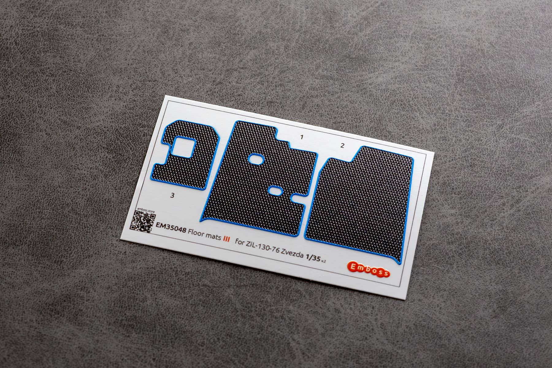 ZIL-130 EVA floor mats for Zvezda 1/35 (3D decal)