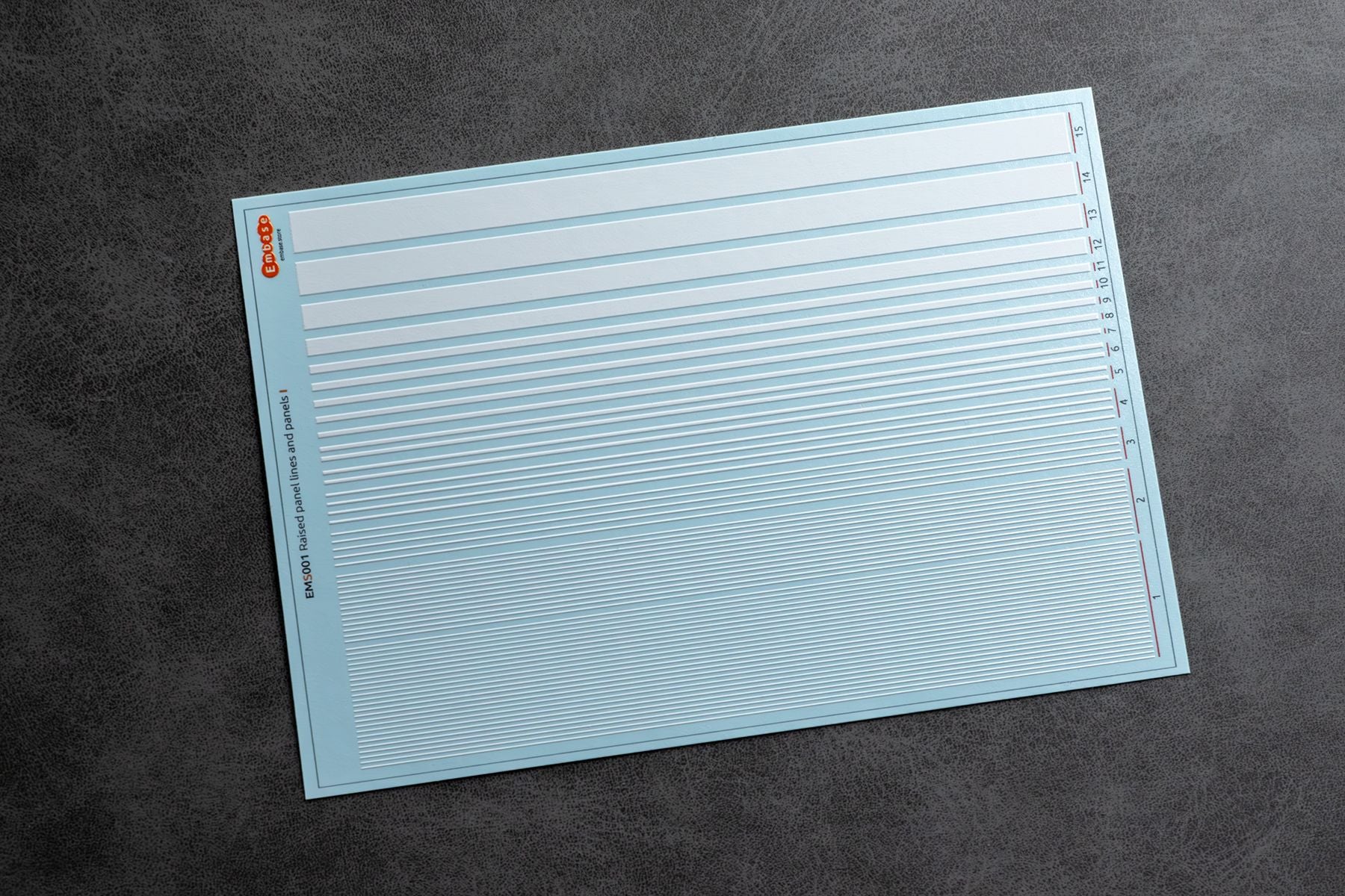 Surface details: raised panel lines I 1/48 (3D decal)