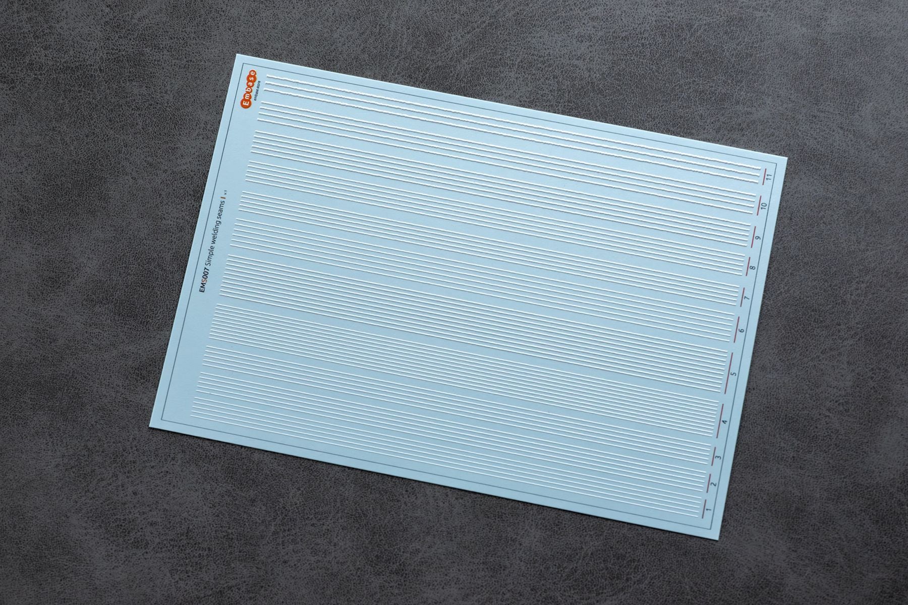 Surface details: Simple welding seams I 1/48 (3D decal)