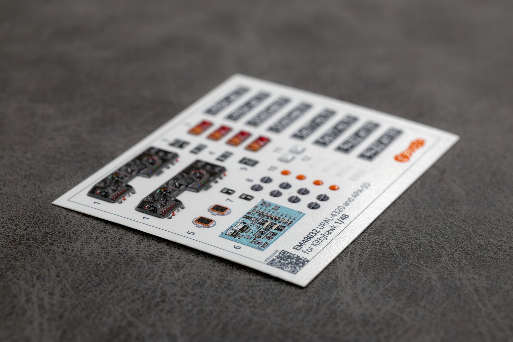 APA - 5D and Ural - 4320 details set for Kittyhawk/Zimi model 1/48 (3D decal + 3D printed parts) - imodeller.store
