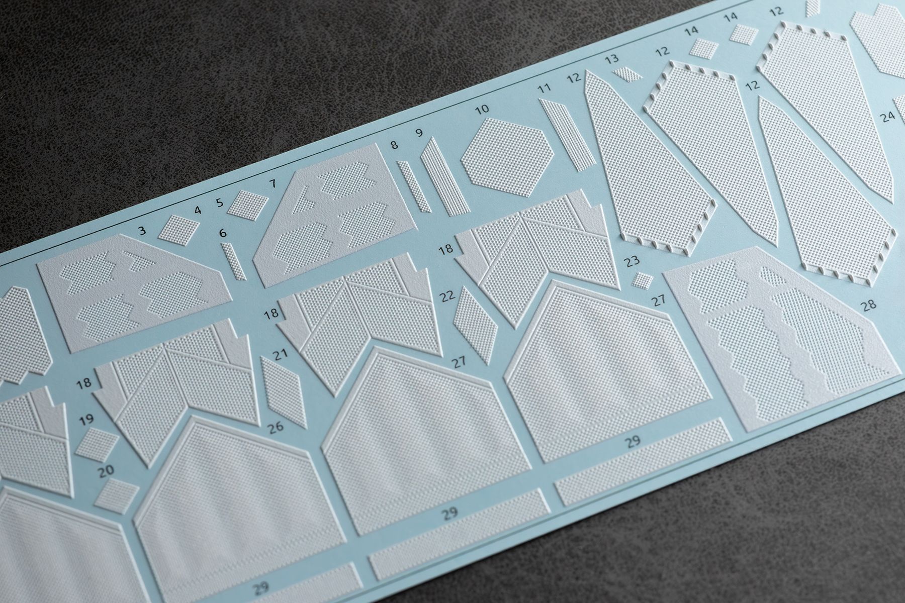 COMBO F - 22 Cockpit details + Surface details (EMS48022) for Hasegawa 1/48 (3D decal) - imodeller.store