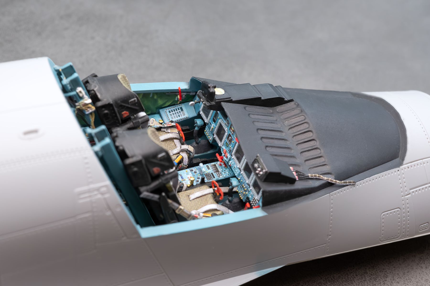 COMBO Su - 34 Cockpit and seat details for Kittyhawk 1/48 (3d decals) - imodeller.store