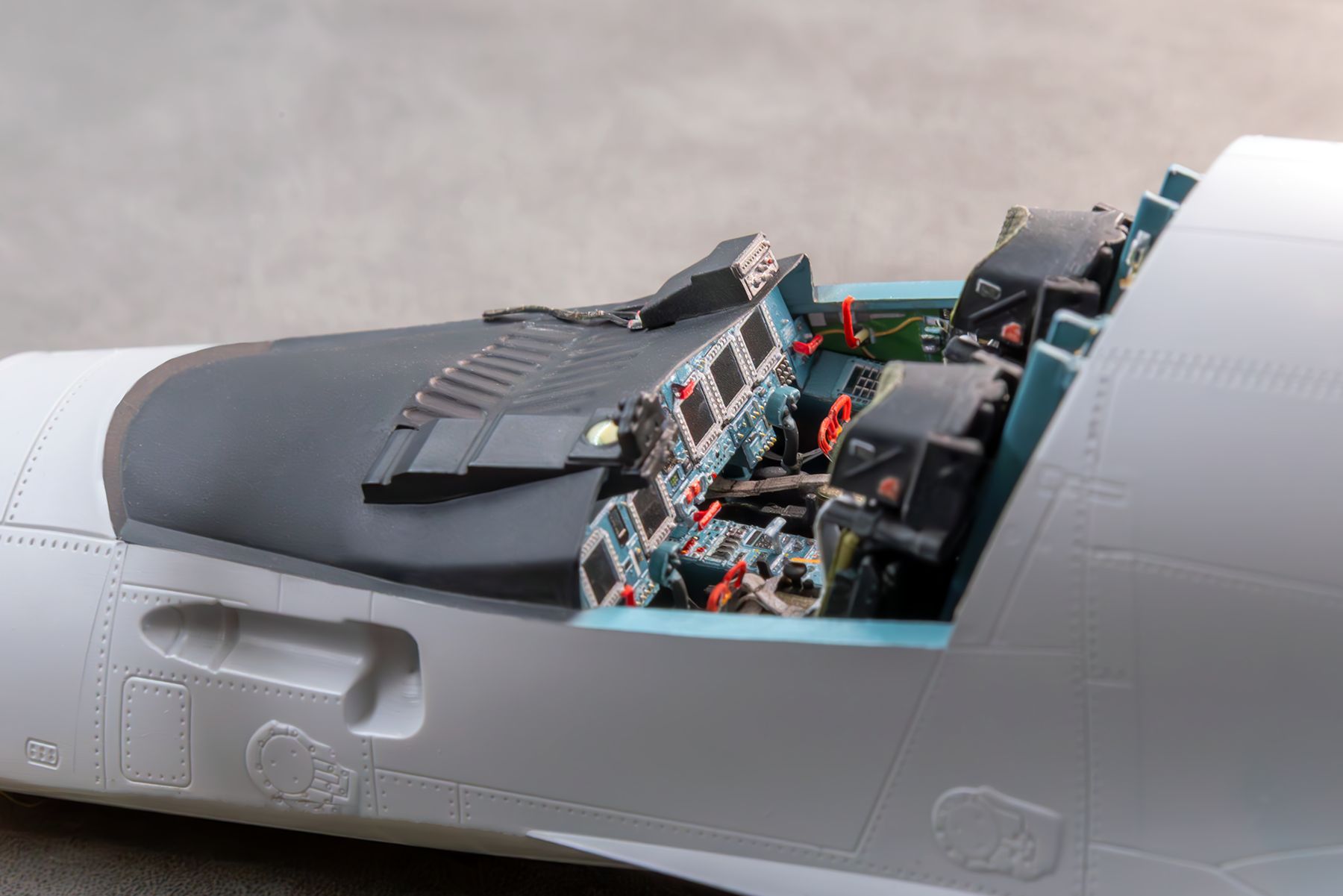 COMBO Su - 34 Powered cockpit and seat details for Kittyhawk 1/48 (3d decals) - imodeller.store