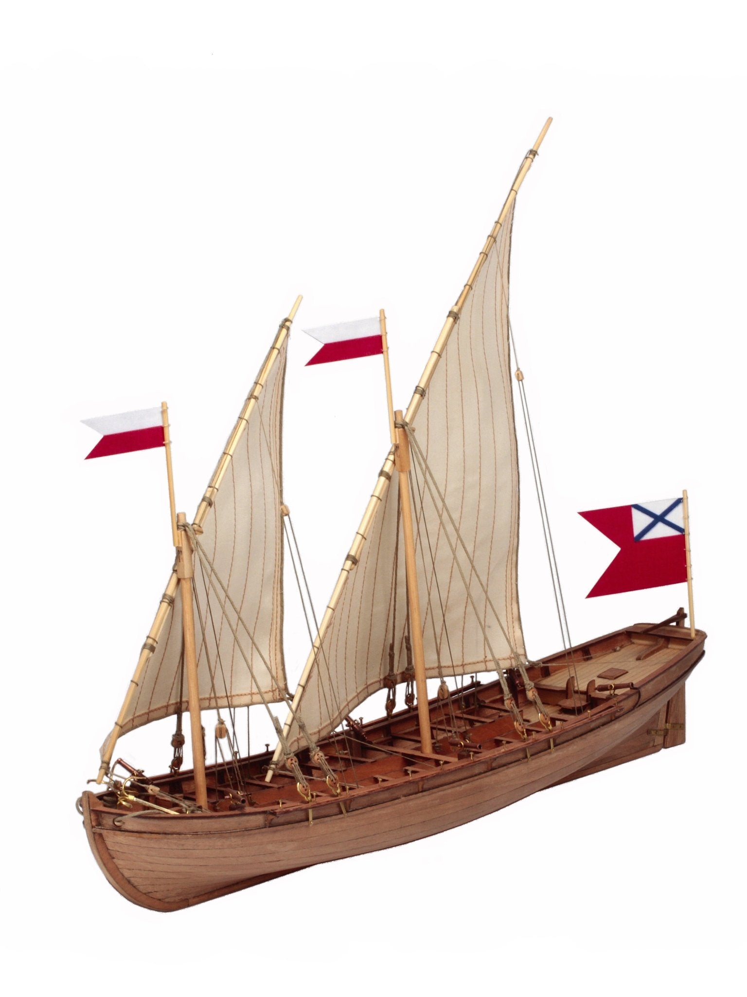 Double Boat wooden ship model kit 1/72 - Master Korabel / Imodeller.store - imodeller.store