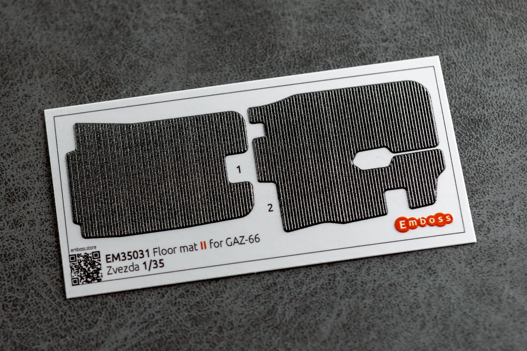 GAZ - 66 Classic Floor mats and splash guards for Zvezda 3707 1/35 EM35031C (3D decal) EM35031 + EM35033 - imodeller.store