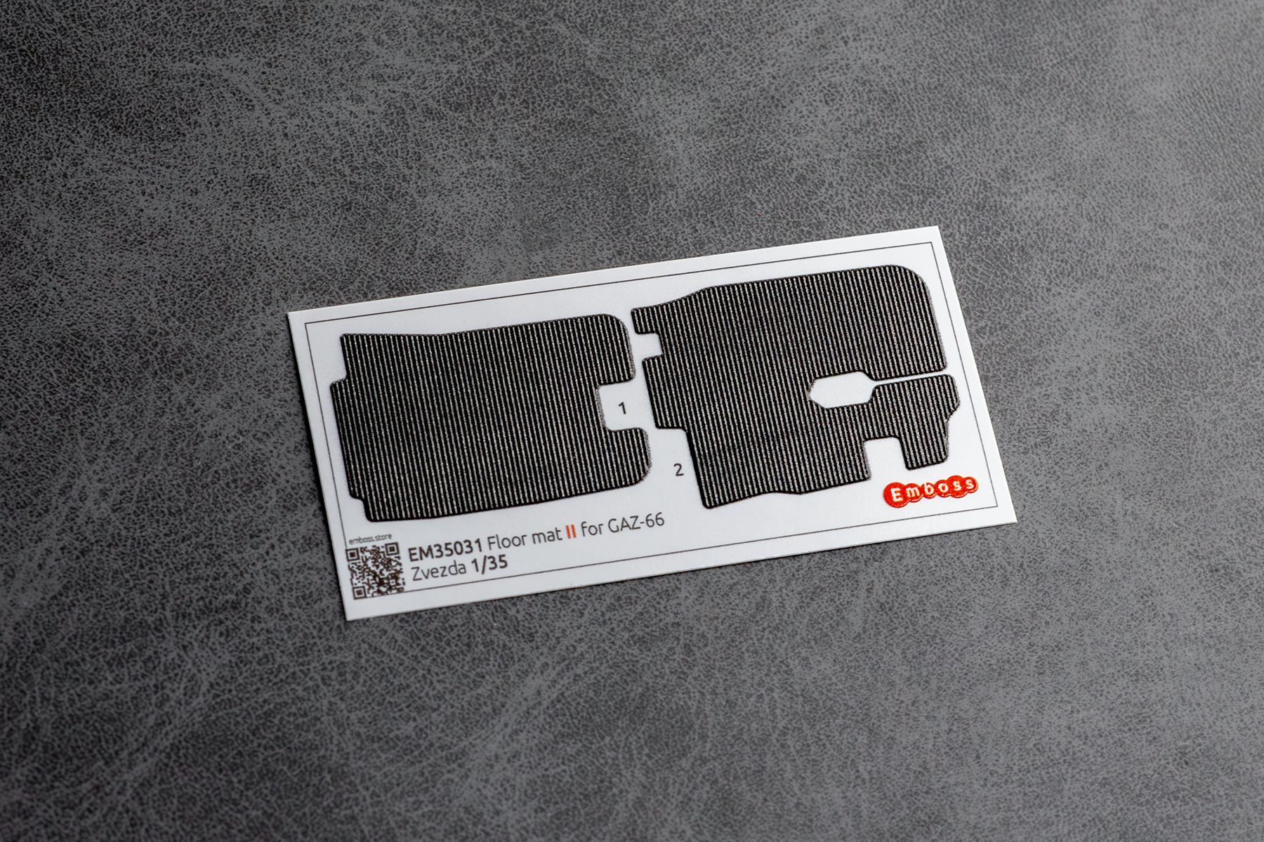 GAZ - 66 Classic Floor mats and splash guards for Zvezda 3707 1/35 EM35031C (3D decal) EM35031 + EM35033 - imodeller.store