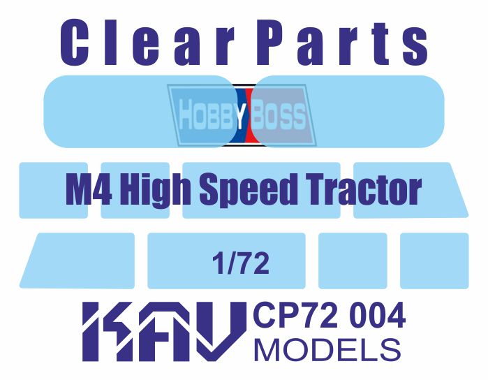 Glazing for M4 High Speed Tractor (Hobby Boss) - imodeller.store