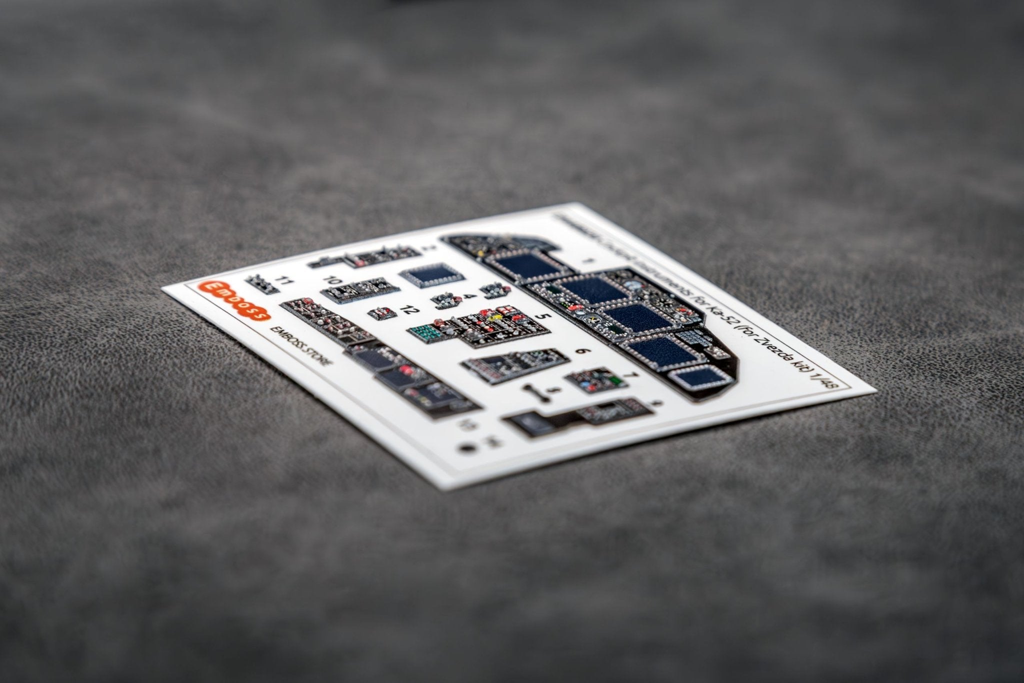 Ka - 52 Cockpit panels for Zvezda 4830 1/48 (3D decal) - imodeller.store