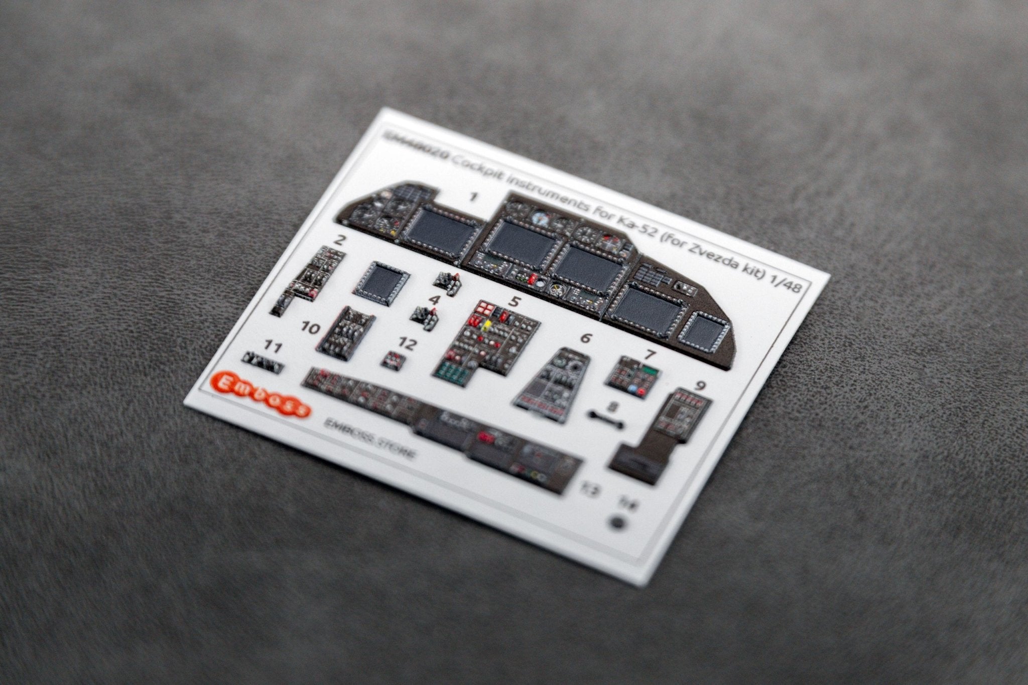 Ka - 52 COMBO set for 1/48 model Zvezda (3D decal) EM48020C - imodeller.store