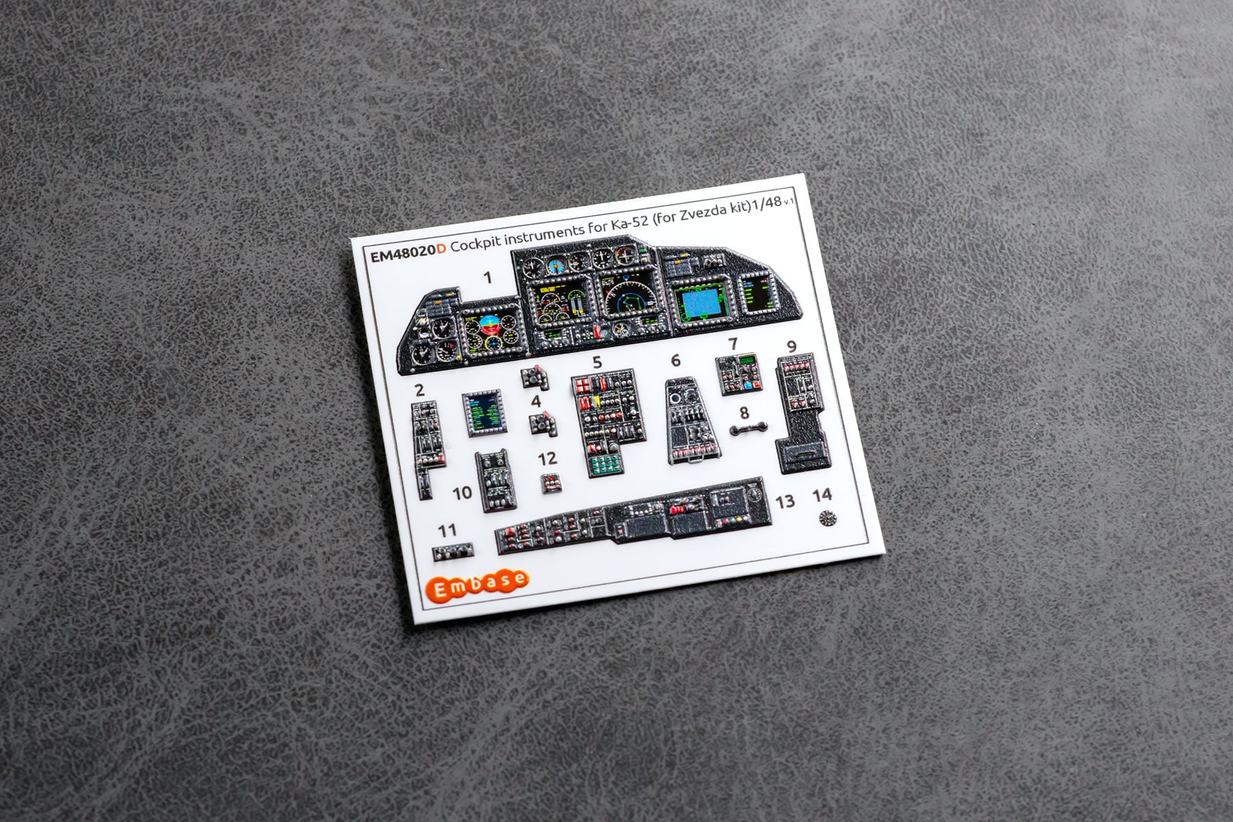 Ka - 52 COMBO set for the model (included displays) 1/48 Zvezda (3D decal) EM48020CD - imodeller.store