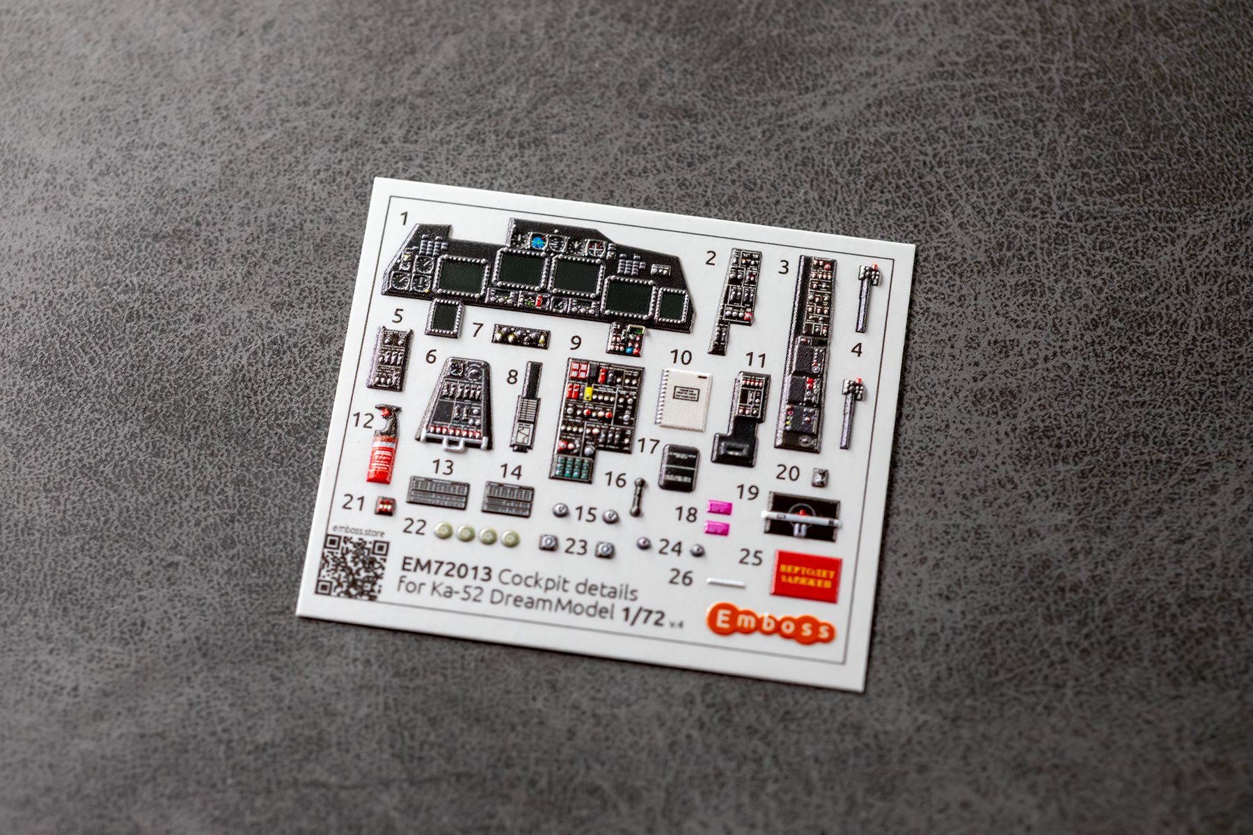 Ka - 52 Details set for DreamModel 1/72 (3D decal) - imodeller.store