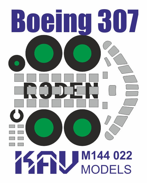 Paint mask for Boeing 307 (Roden)