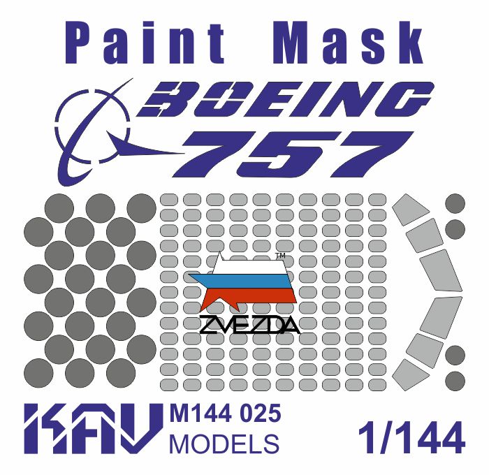 paint mask for the Boeing 757 (Zvezda)
