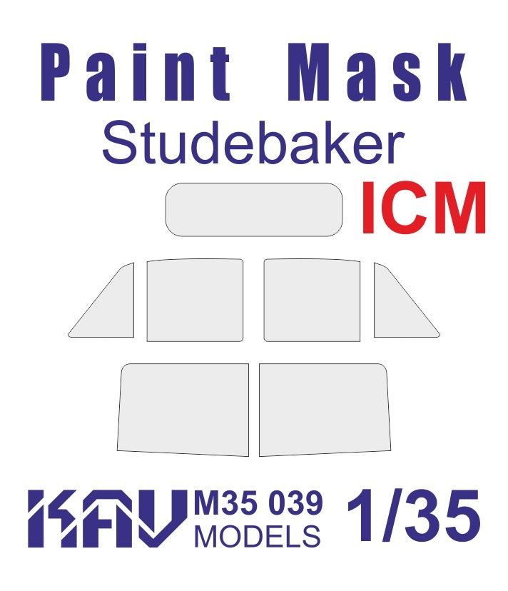 1/35 Paint Mask for Studebaker US6 (ICM)