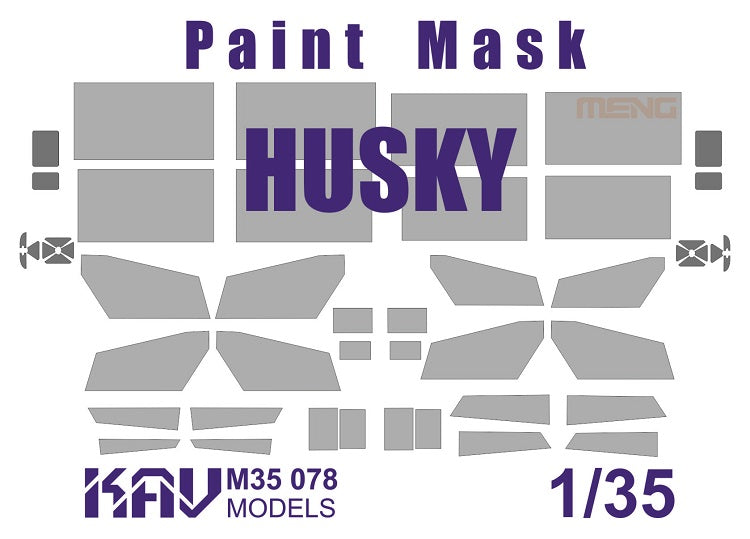 1/35 Paint mask for Husky TSV (Meng)