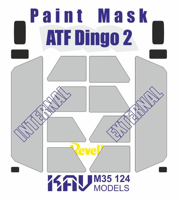 1/35 Paint Mask for ATF Dingo 2 (Revell)