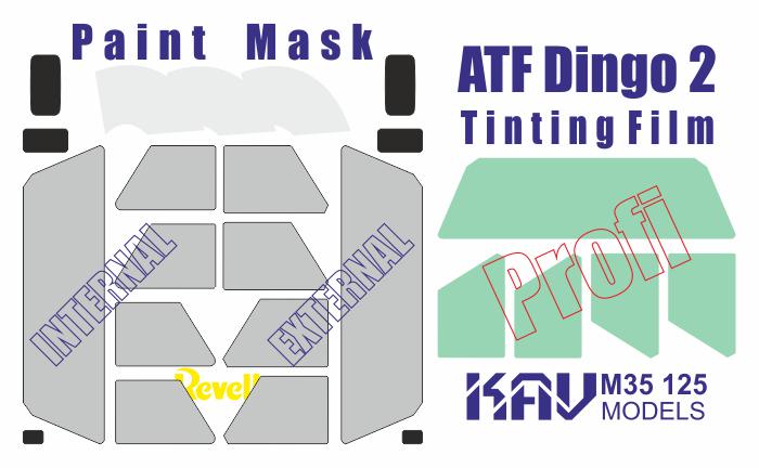 1/35 Paint Mask for ATF Dingo 2 PRO (Revell)