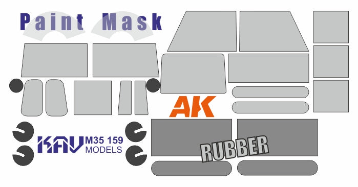 1/35 Paint mask for Land Rover 88 (AK)